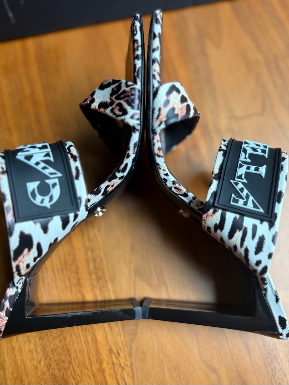 CAMILLA Franks Leopard Tiger Print Block Heel Sandals EU 40 US 9.5 Sample - Picture 5 of 16